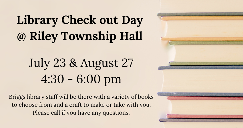 Library Check out Day @ Riley Township Hall.png