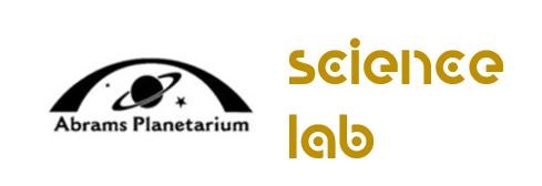 abrams planetarium logo with the words science lab