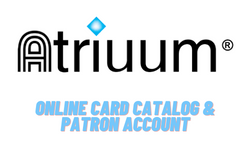 Library card catalog & patron account