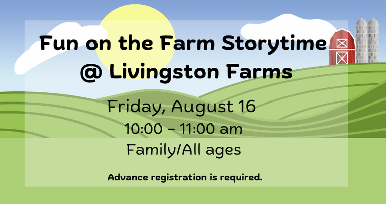 Fun on the Farm Storytime @ Livingston Farms.png