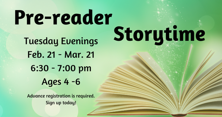 Pre-Reader Storytime, Tuesday Evenings.png