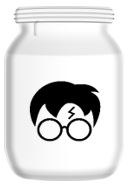 Silhouette Harry Potter Jar.JPG