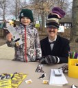 Storywalk visitor 1 with Peddler.JPG