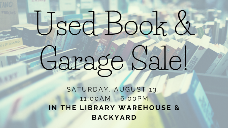 Used Book and Garage sale!.png